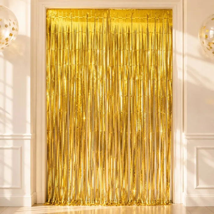 2 Frill Curtain add-on for Classic Blue & White Birthday Decoration in Thane