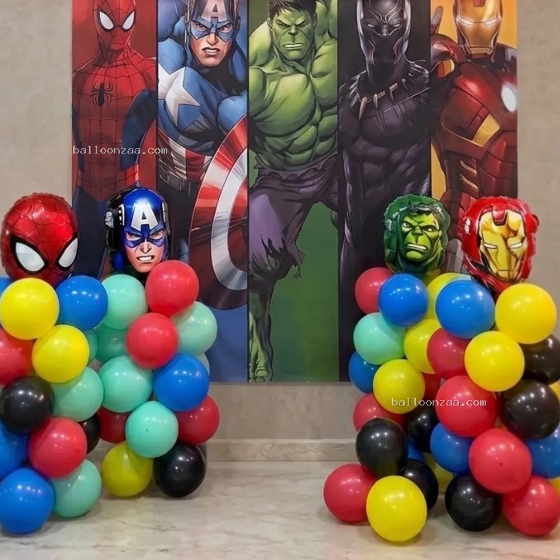 Avengers theme Balloon Wall decoration in Gurgaon - Decoration Photo 3